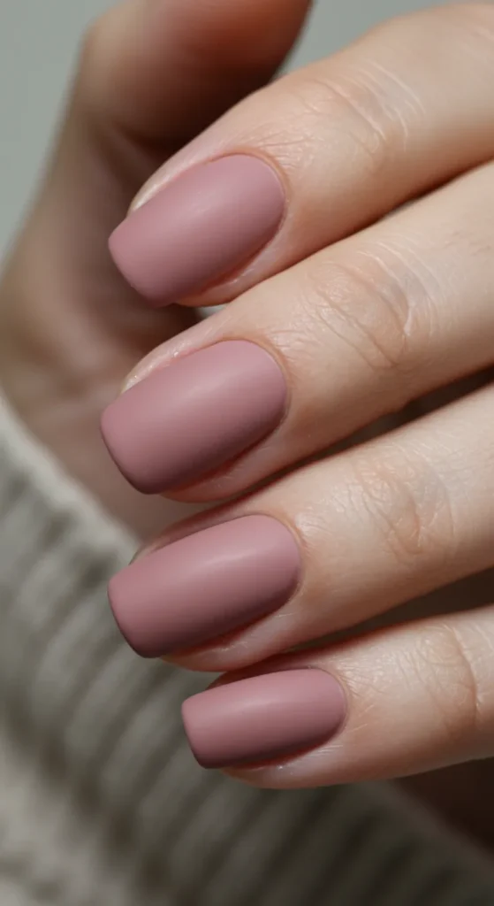 Dusty Rose nails