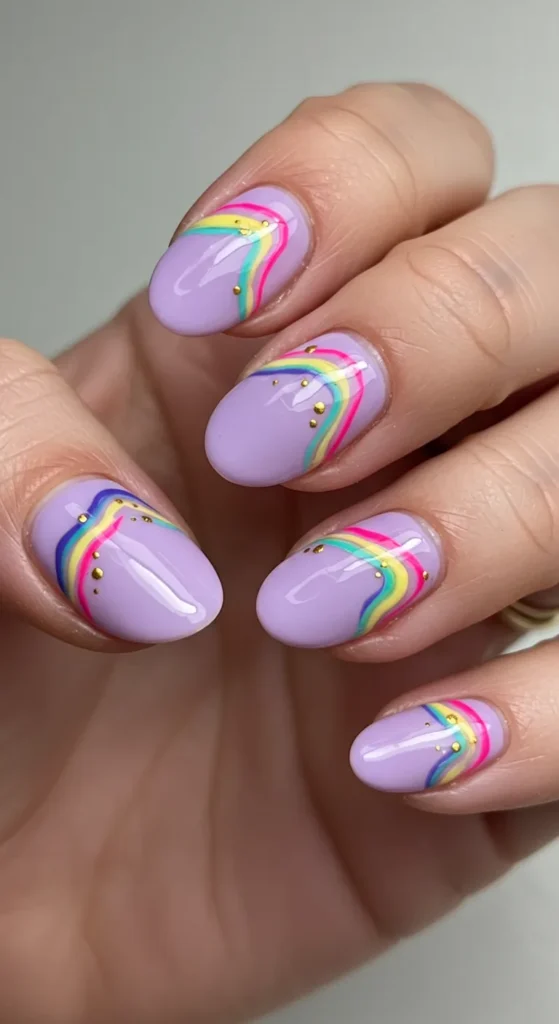 Easter Egg Delight nails design