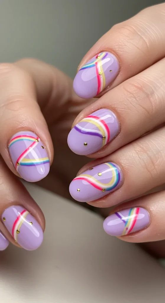 Easter Egg Delight nails design