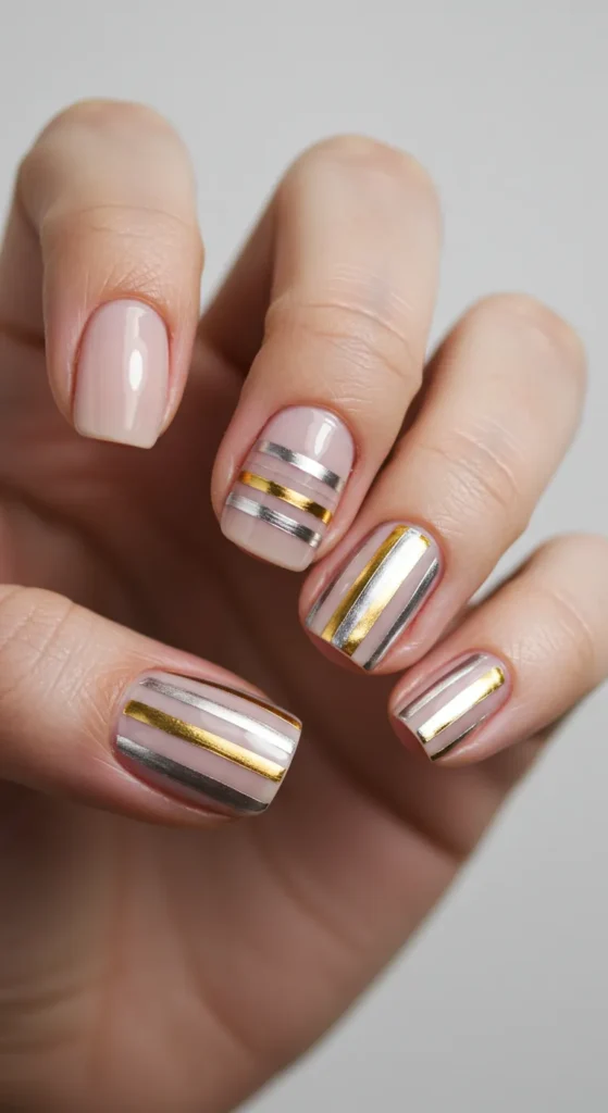 Metallic Stripes