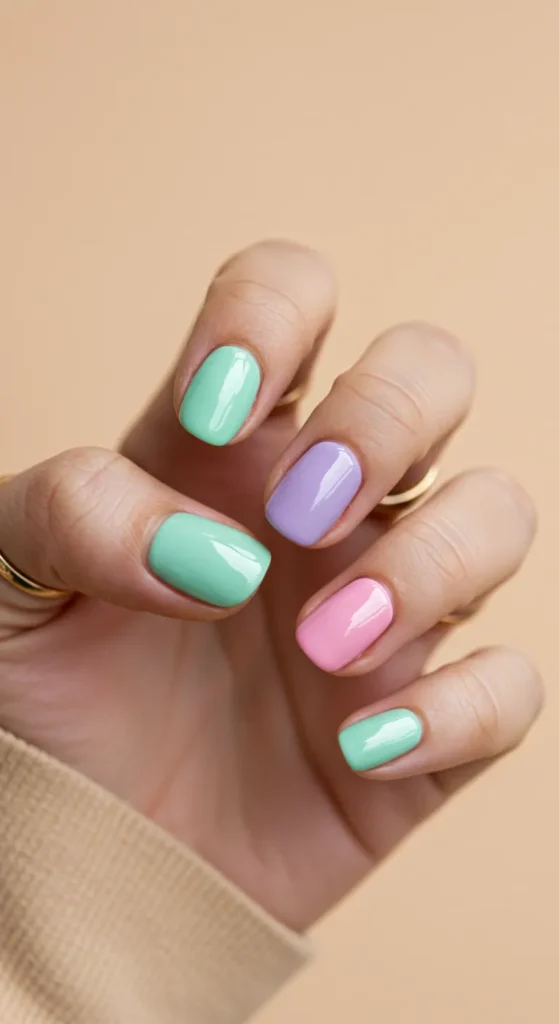 Pastel Perfection nails design