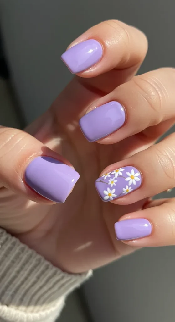 Pastel Lavender Bliss naols design