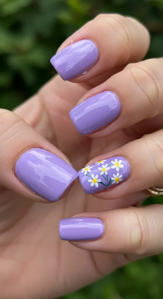 Pastel Lavender Bliss naols design