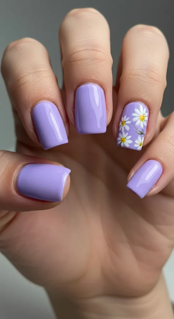 Pastel Lavender Bliss naols design