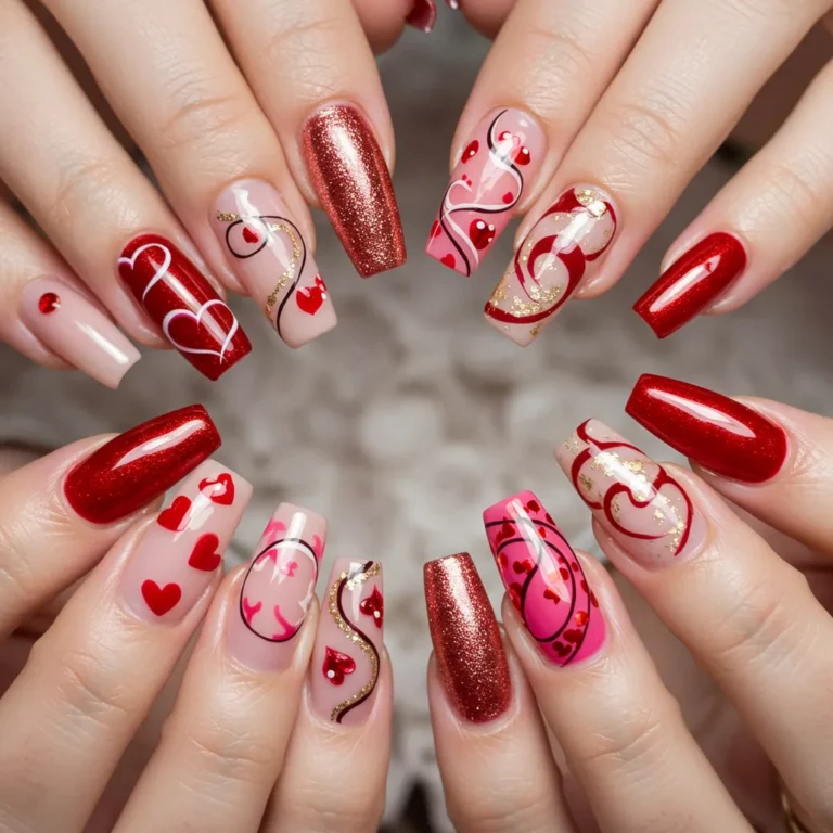 Valentine's Day Nails