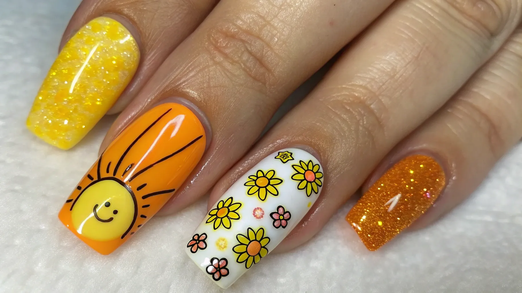 10 Sunshine Nail Ideas to Bookmark for Your Next Manicure