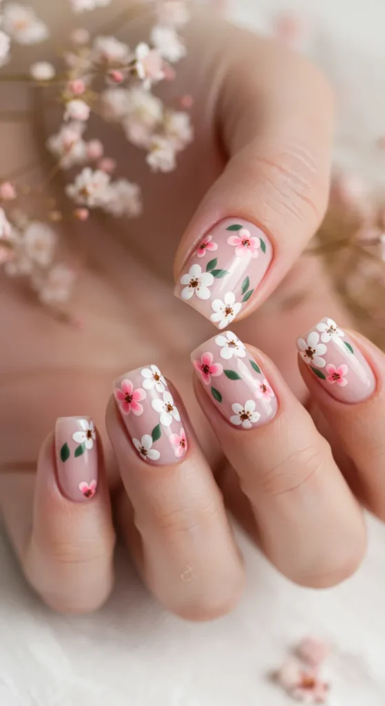 Blossom Bliss nails