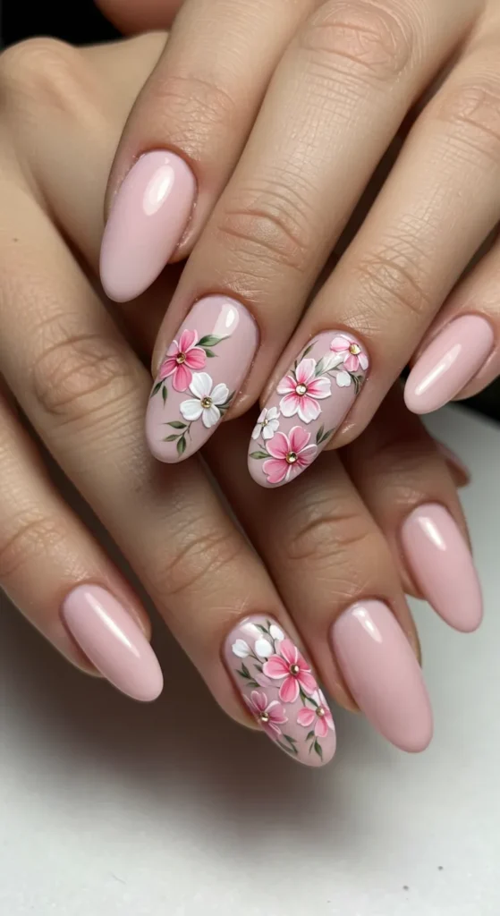 Blossom Bliss nails