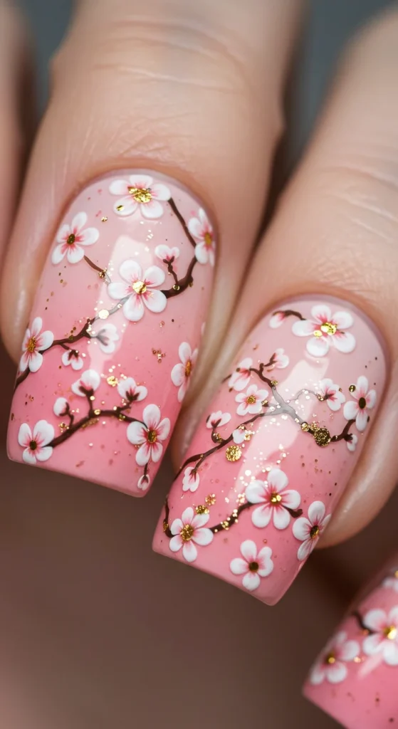 Blossom Bliss nails