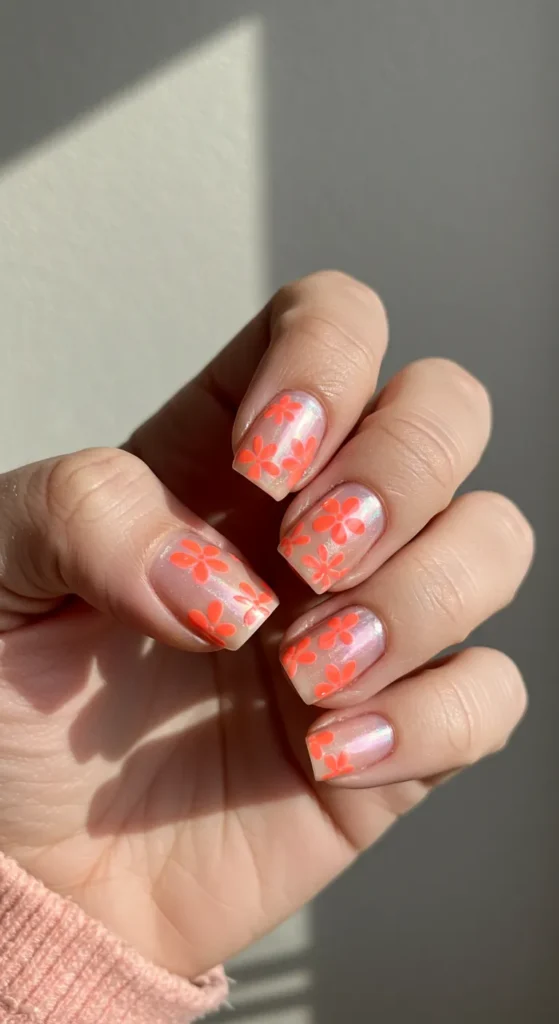 Chiffon Sunrise march nails colors