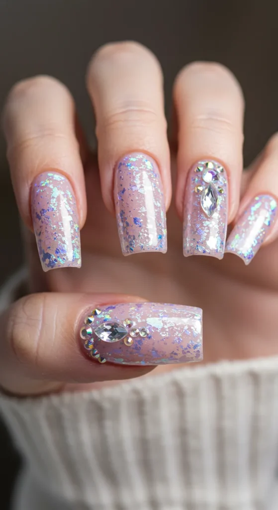 Crystal Frost nails 