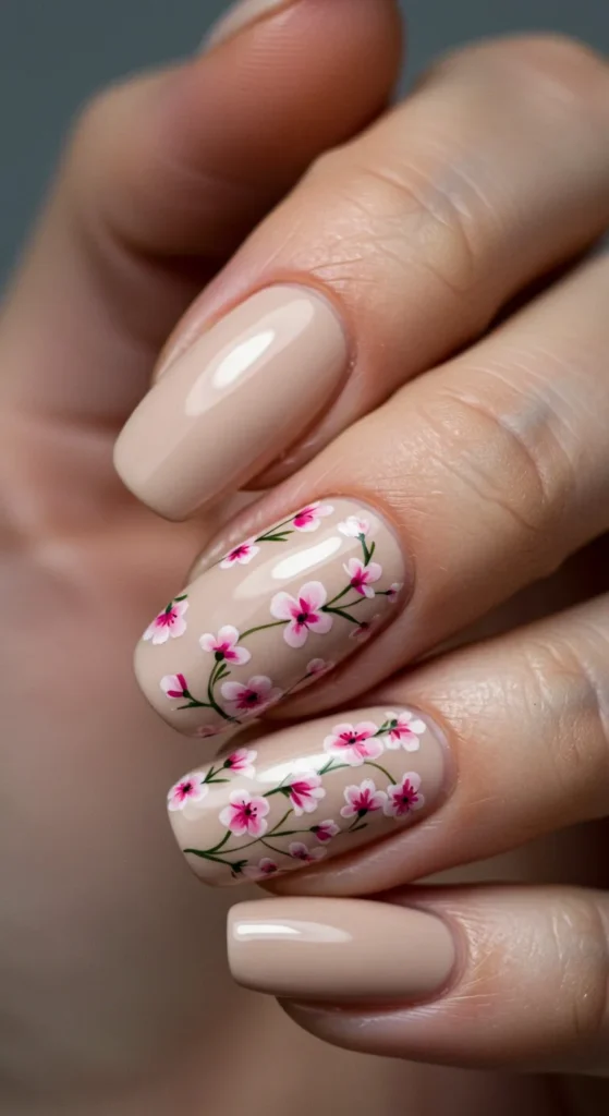 Dainty Petal Kiss parch nail inspo