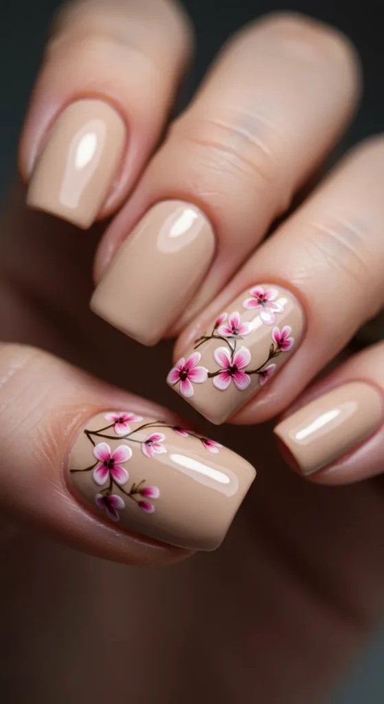 Dainty Petal Kiss parch nail inspo