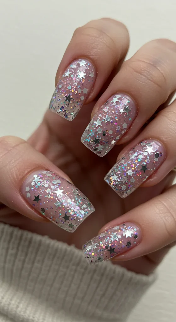 Disco Dream nails design 