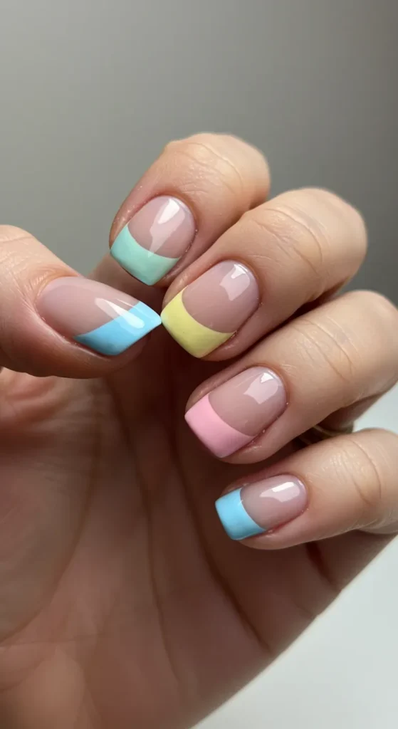 French Twist  nails design