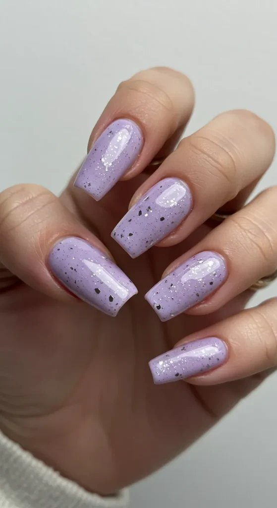 Lavender Luster  nails design i deas