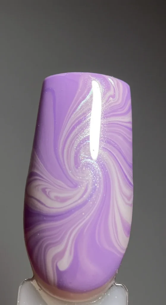 Lavender Mist nails design