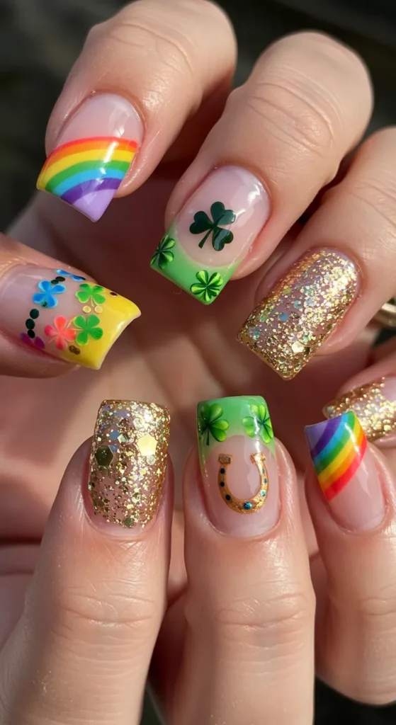 Lucky Charms Mix march nail