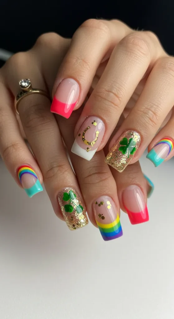 Lucky Charms Mix march nail