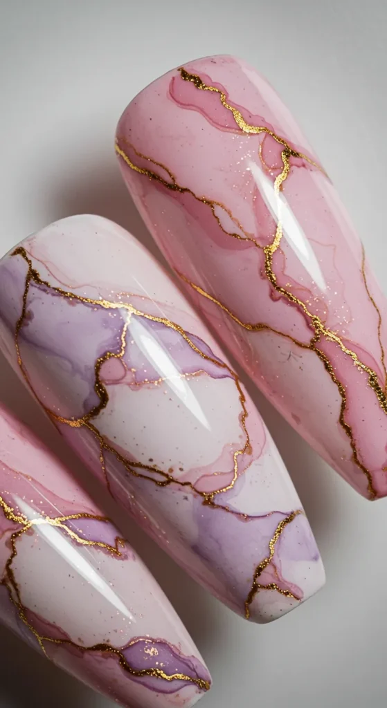 Luxe Marble Touch nailsv