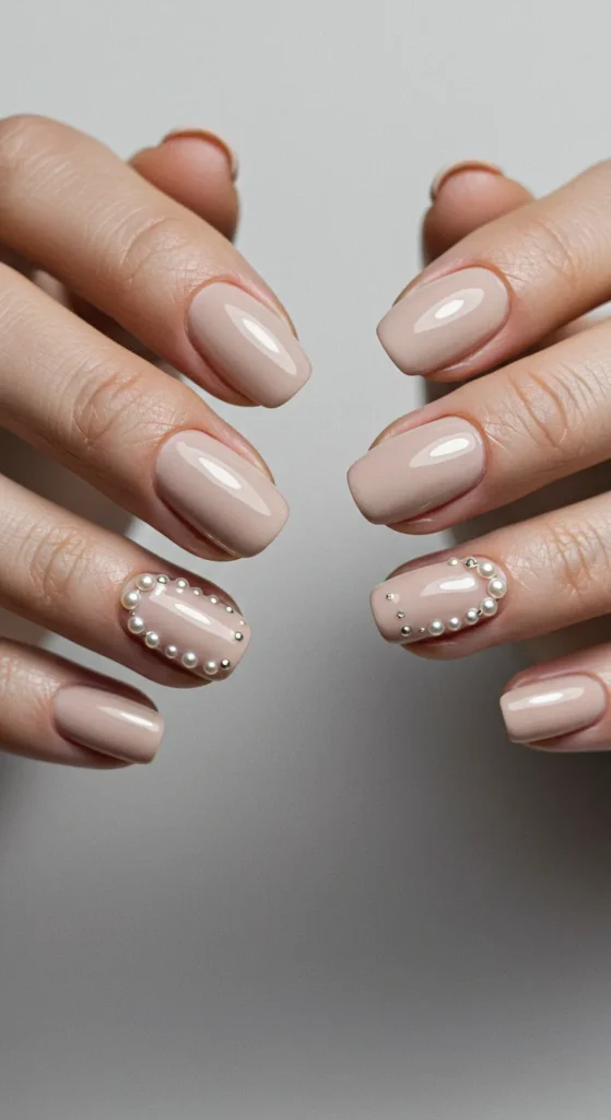 Pearl Essence nails design