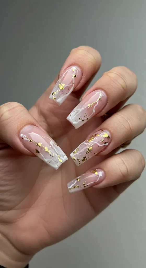 Rose Quartz Glow nails designs