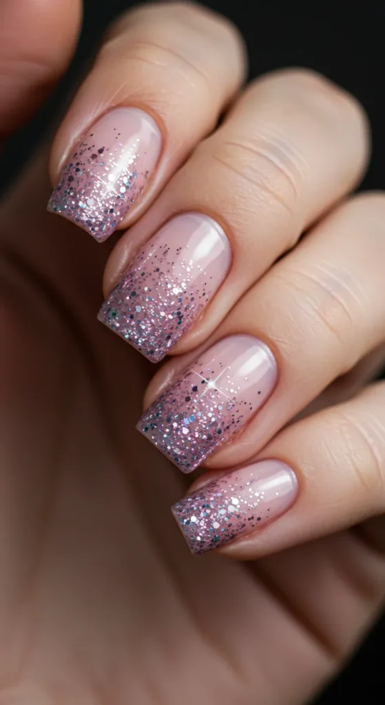  Springtime Stardust nails design