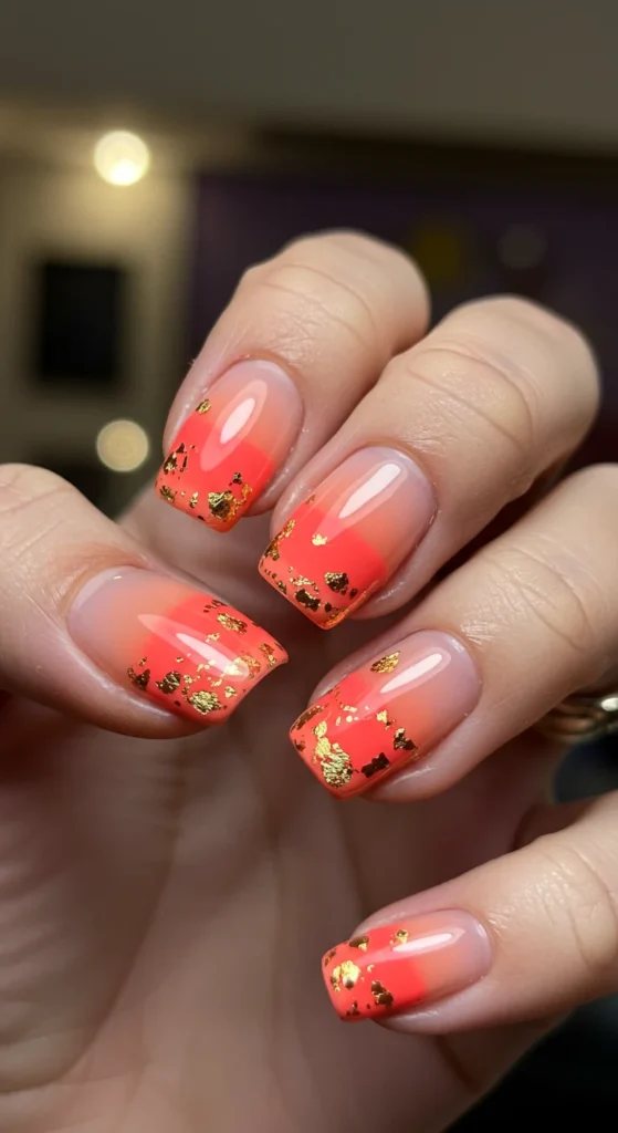  Sunset Serenade nails