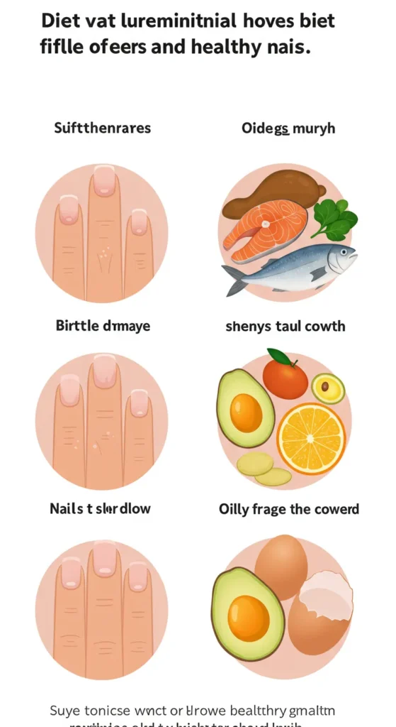 Maintain a Healthy Diet nail care