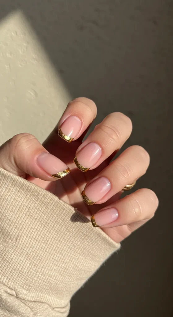 march nail inspo Golden Hour Glow