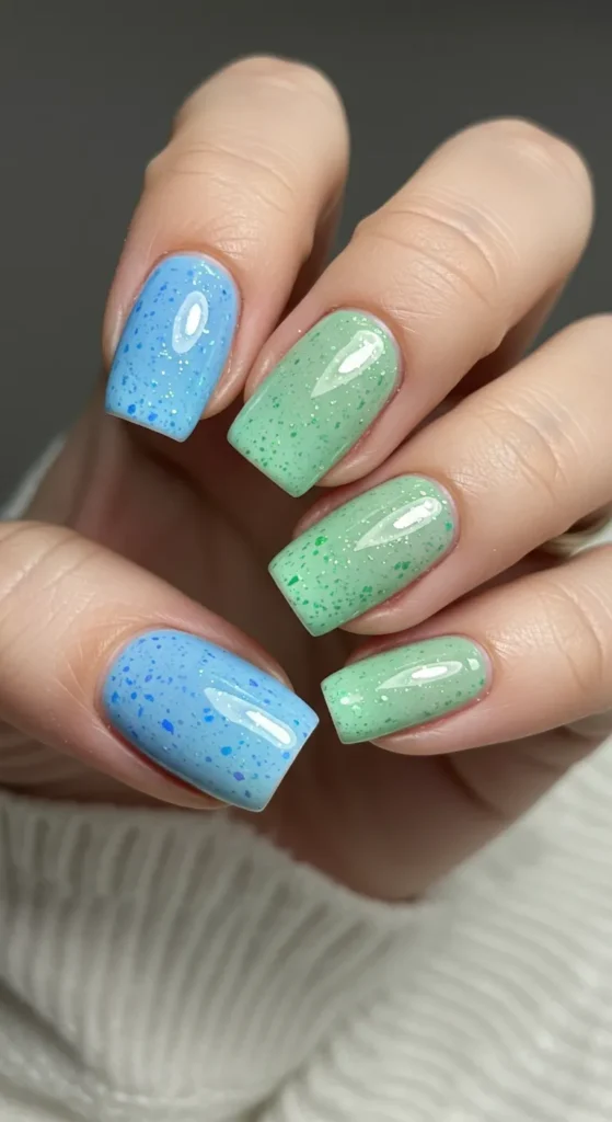 march nail inspo Serene Skyline Glama