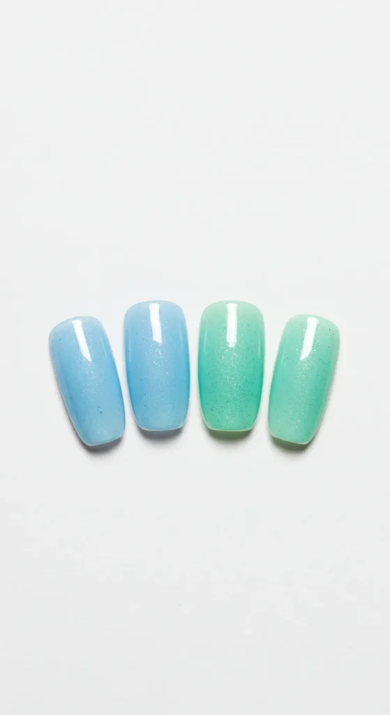 march nail inspo Serene Skyline Glama