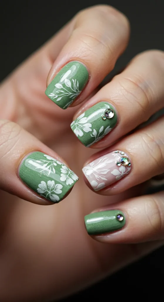 march nails colors Jade Blossom