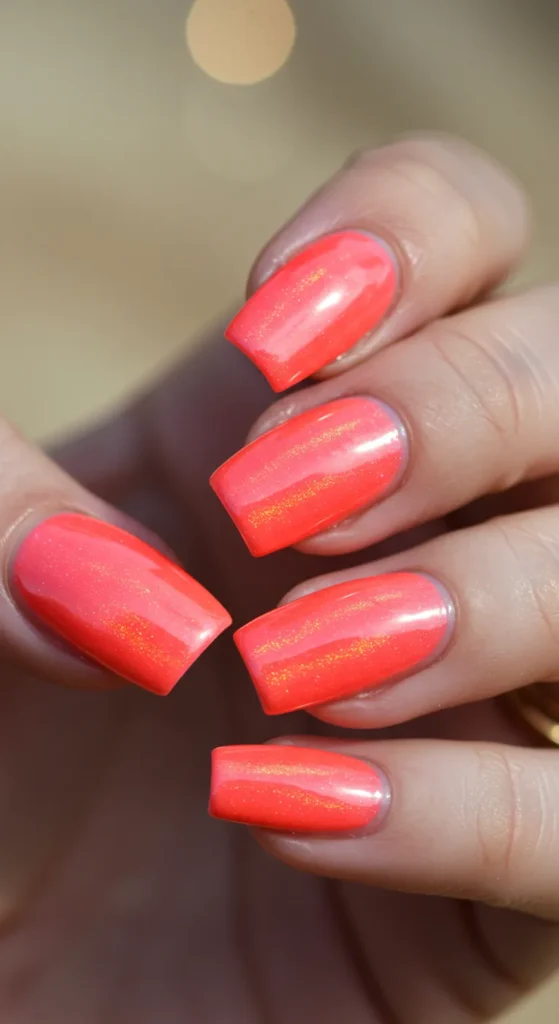 nail designs for march  Solar Flare Ombré