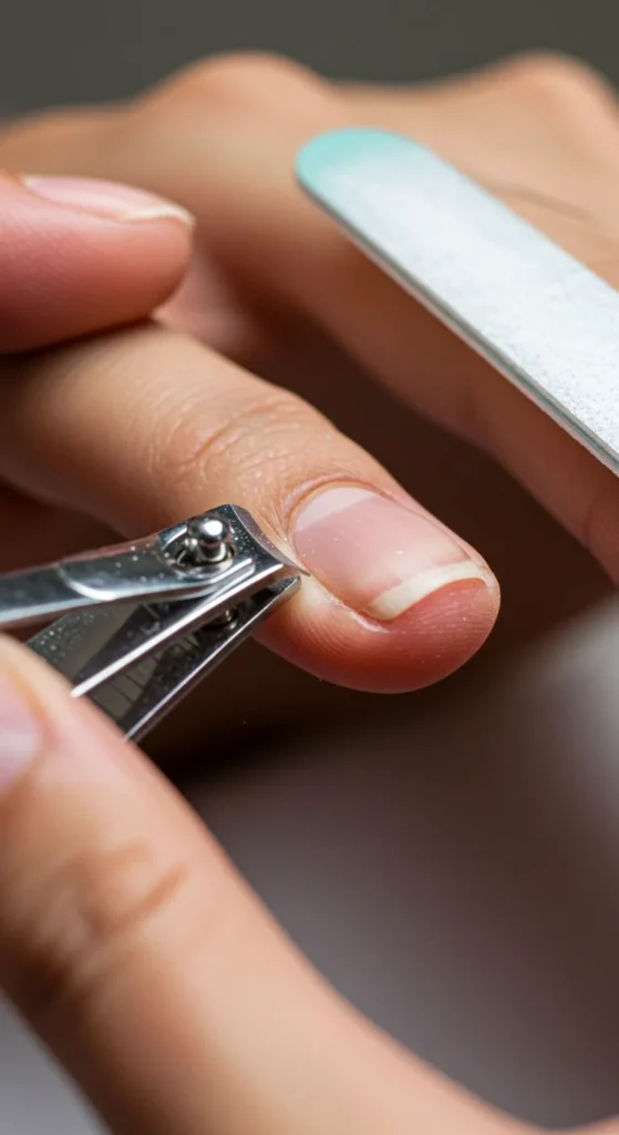 nails care Trim and File Regularly