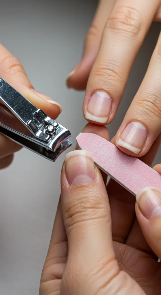 nails care Trim and File Regularly