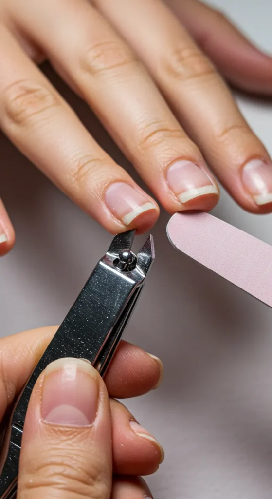 nails care Trim and File Regularly